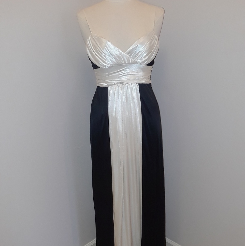 Black and White Formal Dress